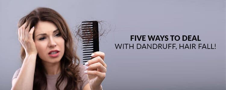 Featured image for five-ways-to-deal-with-dandruff-hair-fall
